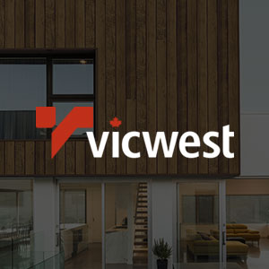 Vicwest logo on a transparent black background